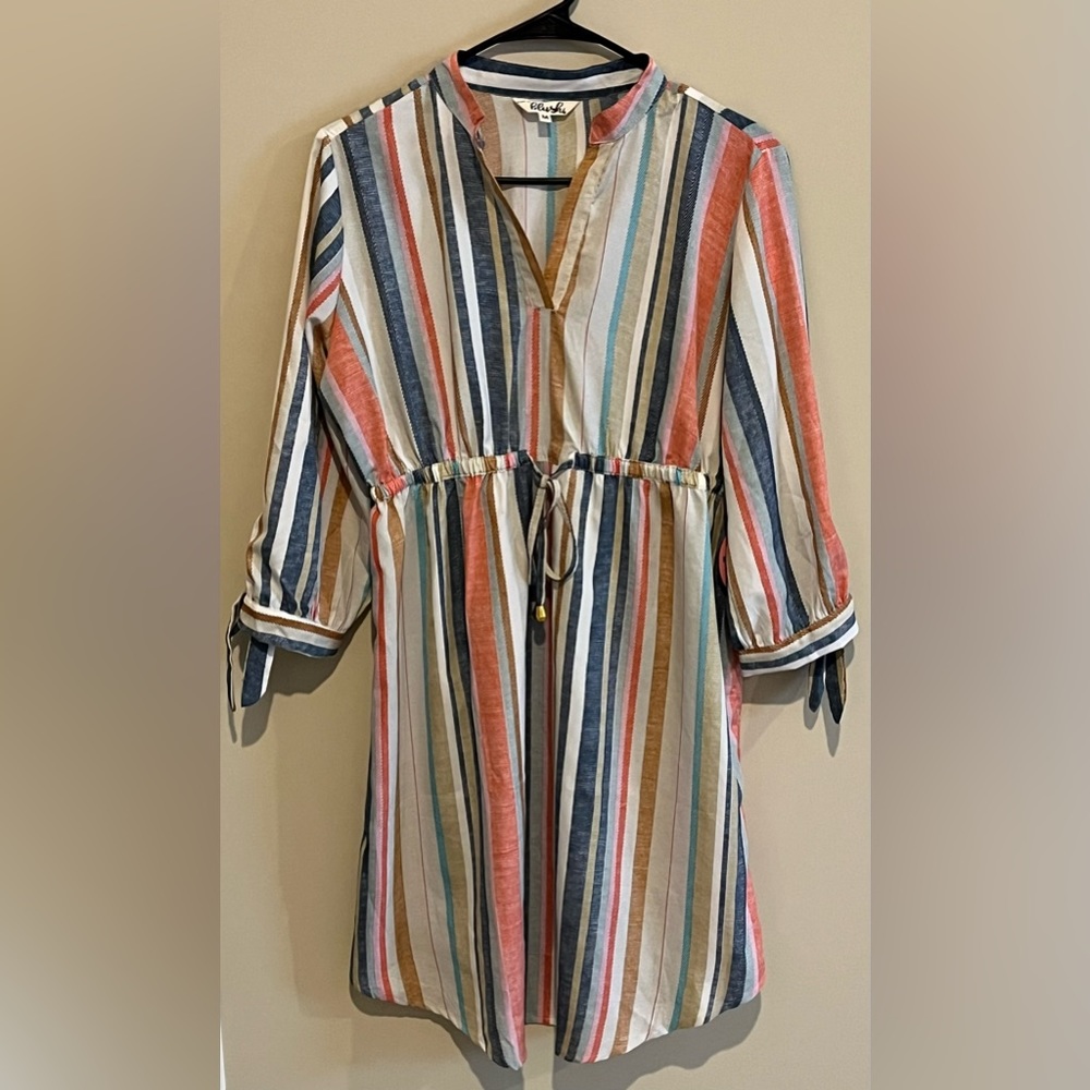 A hint of blush maternity dress